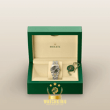 Rolex Datejust Gris/Pierres Doré Argenté 31mm