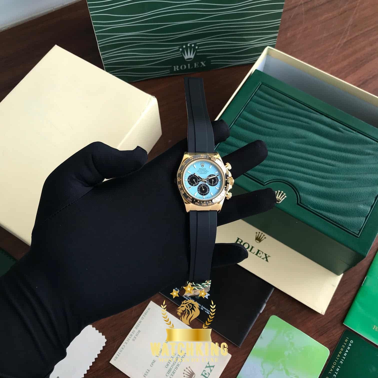 Rolex Cosmograph Daytona Caoutchouc Turquoise 40mm