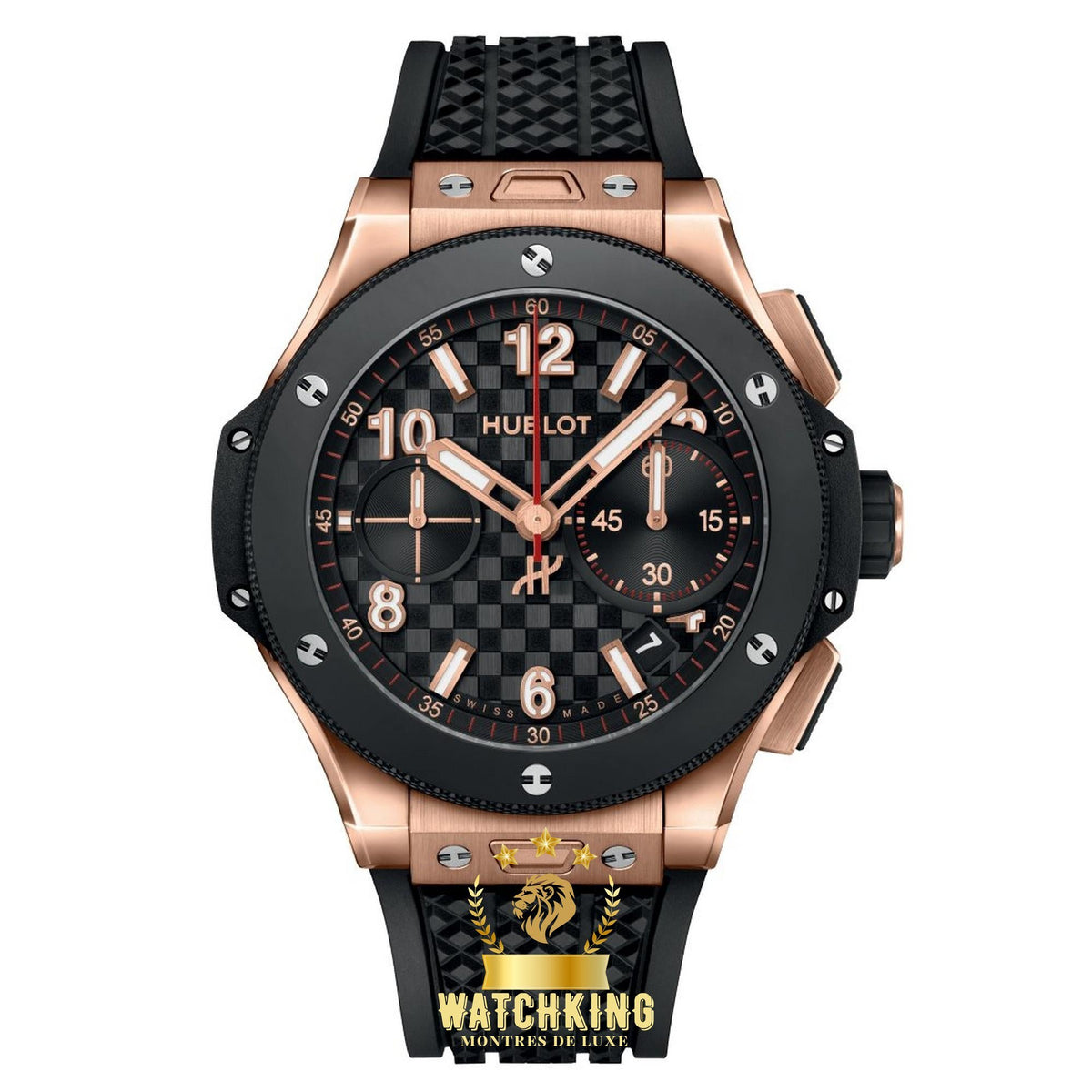 Big Bang Noir / Or Rose 43mm