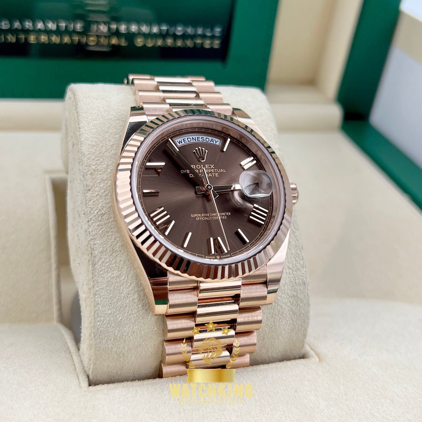 Rolex Day-date Chocolat Romain 40mm