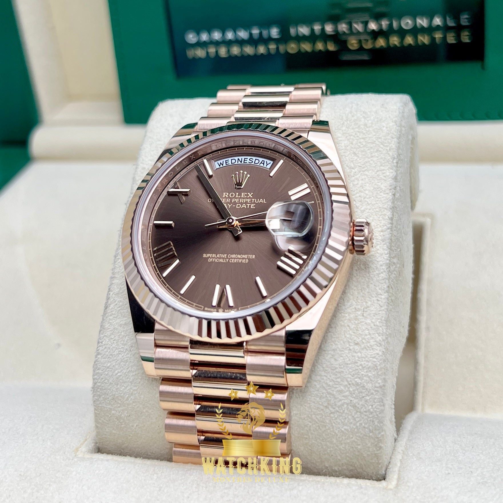 Rolex Day-date Chocolat Romain 40mm