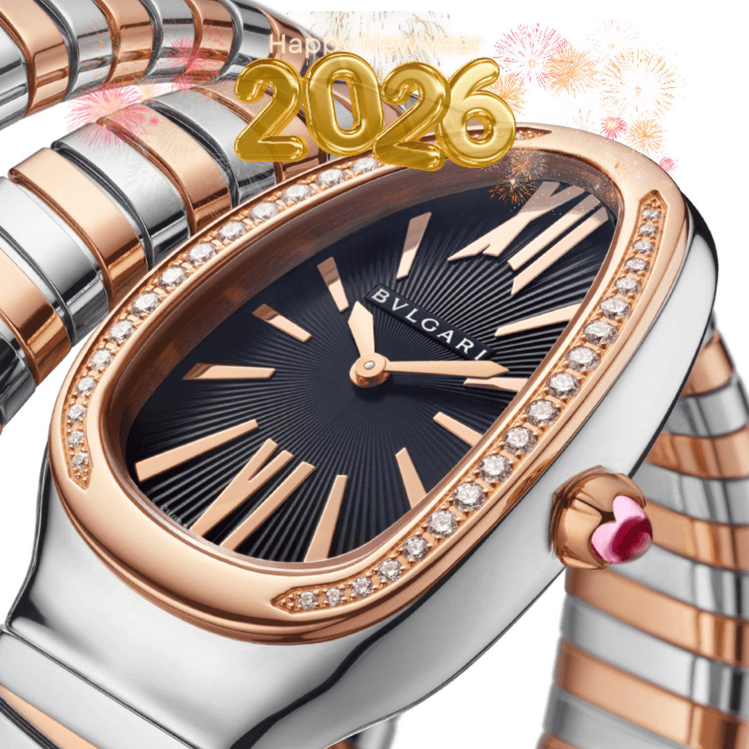 Bvlgari Serpenti Tubogas Argenté/Or Rose