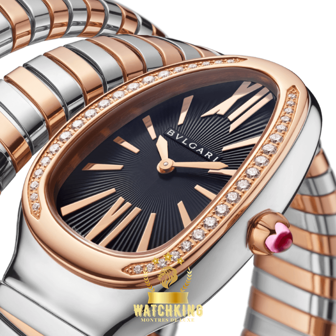 Bvlgari Serpenti Tubogas Argenté/Or Rose
