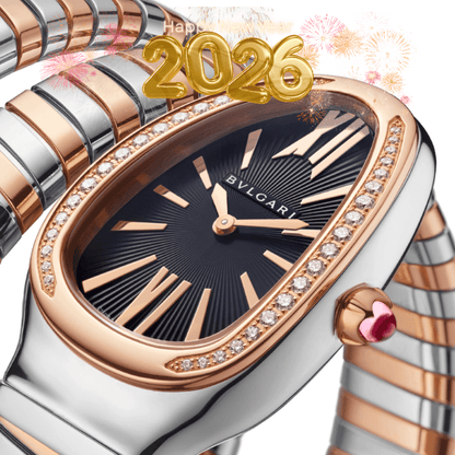 Bvlgari Serpenti Tubogas Argenté/Or Rose