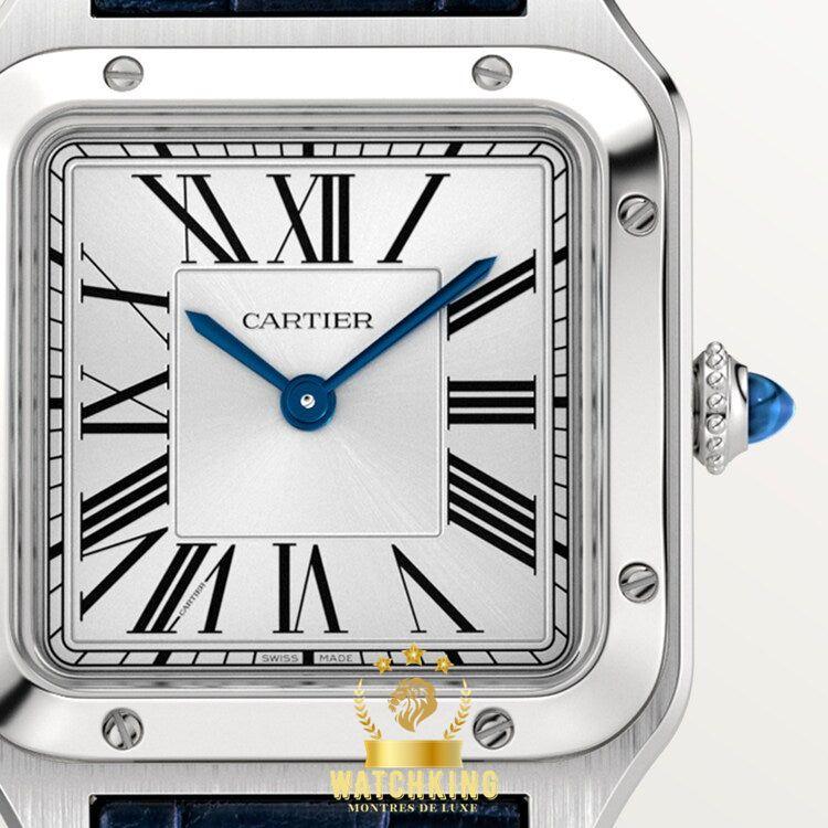 Santos-Dumont de Cartier Argenté/Bleu