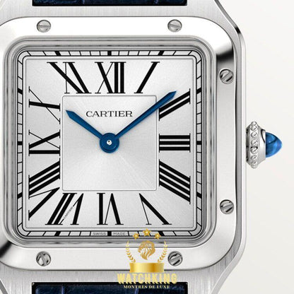 Santos-Dumont de Cartier Argenté/Bleu