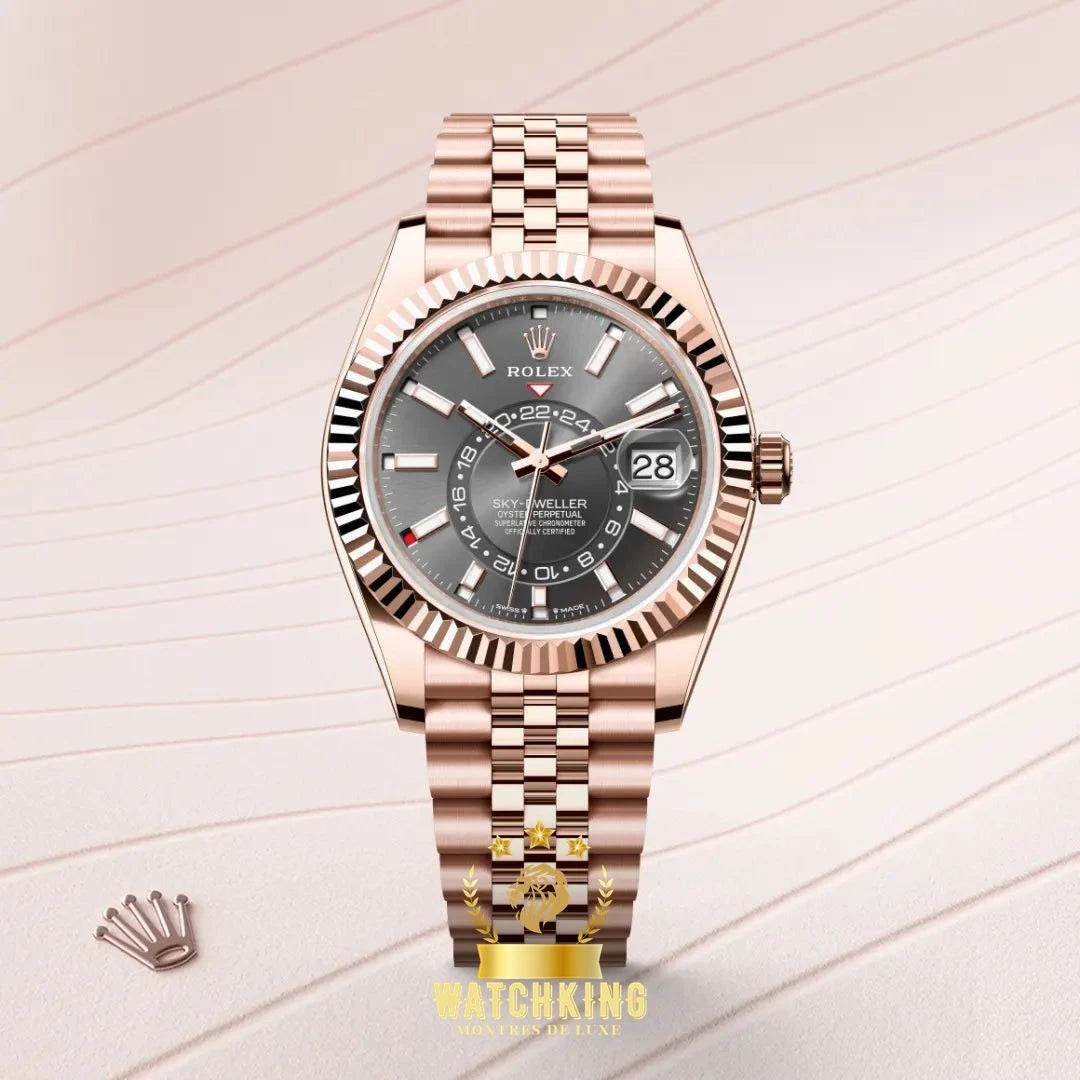 Rolex Sky-Dweller Or Rose Gris 42mm