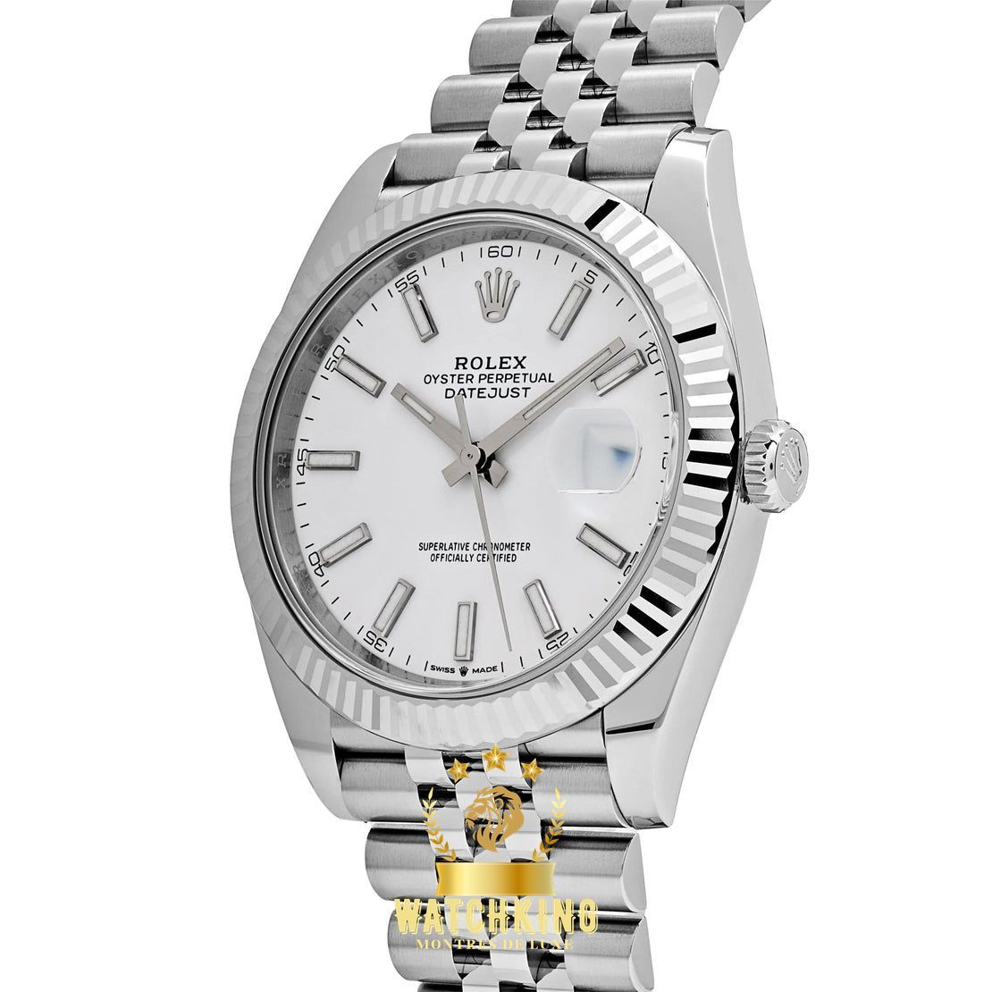 Rolex Datejust Blanc Jubilee 41mm