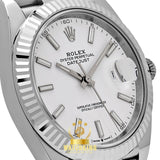 Rolex Datejust Blanc Jubilee 41mm