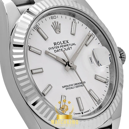 Rolex Datejust Blanc Jubilee 41mm