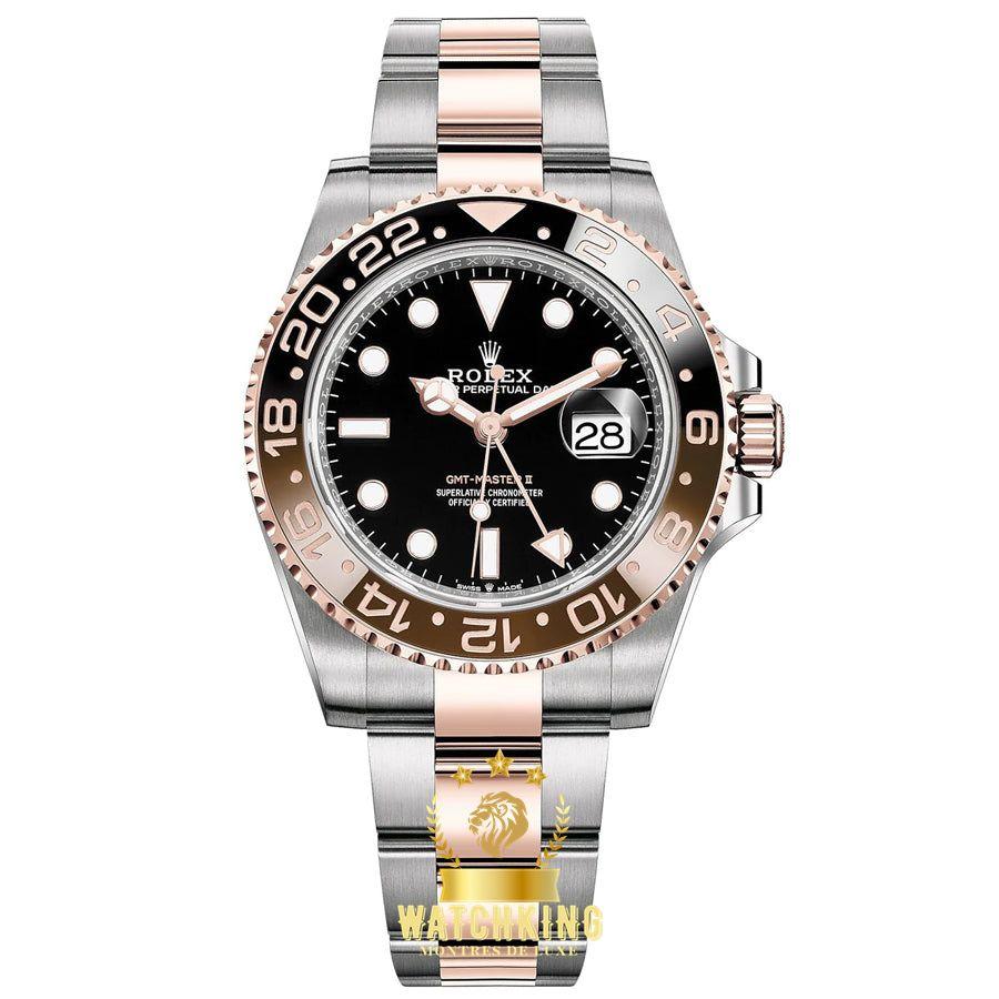 Rolex GMT-Master II Argenté/Or Rose