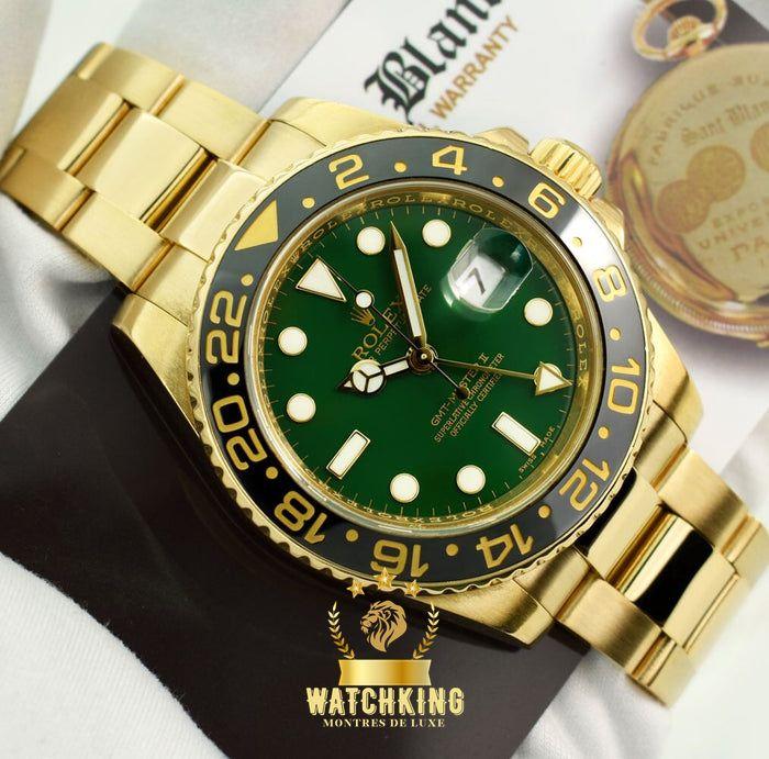 Rolex GMT-Master II Doré/Vert 40mm
