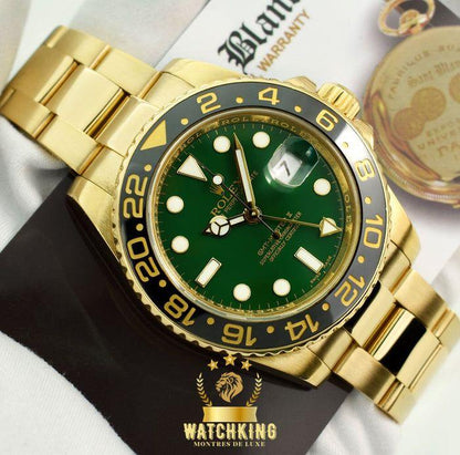 Rolex GMT-Master II Doré/Vert 40mm